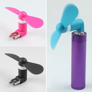 USB and Micro USB 2in1 Fan