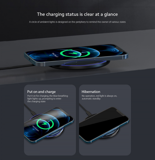 Leesentec 10W Quick Charge Wireless Charger