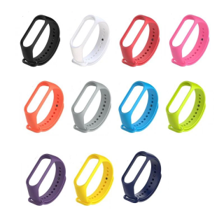 Mi Band Silicone Strap Replacement Wrist Bracelet for Band 3 and Band 4