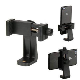 360° Mobile Holder for Tripod Camera Stand Clip Bracket Mobile Mount Holder Tripod Clamp Monopod Mount Adapter for Mobile Phone